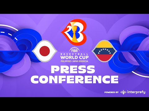 Japan v Venezuela - Press Conference | FIBA Basketball World Cup 2023