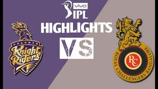 RCB VS KKR|IPL 2018 HIGHLIGHTS