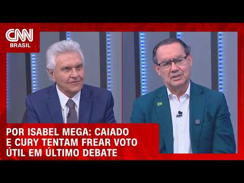 Veja a estratégia de Caiado e Cury contra voto útil em Flávio | BASTIDORES CNN