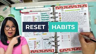 Weekly Planner Reset | Self-Care + Habits Setup