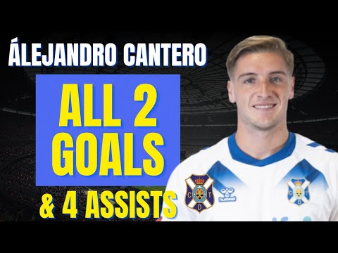 Álejandro Cantero - ALL 2 GOALS & ASSISTS FOR CD TENERIFE | Skills & Highlights