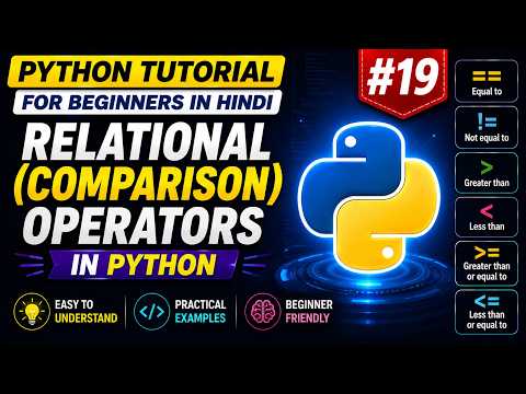 Python Tutorial For Beginners 19 Relational Comparison Operators In Python