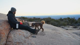 Camping Alone On A Cliff In Utah: Relaxing ASMR Sounds