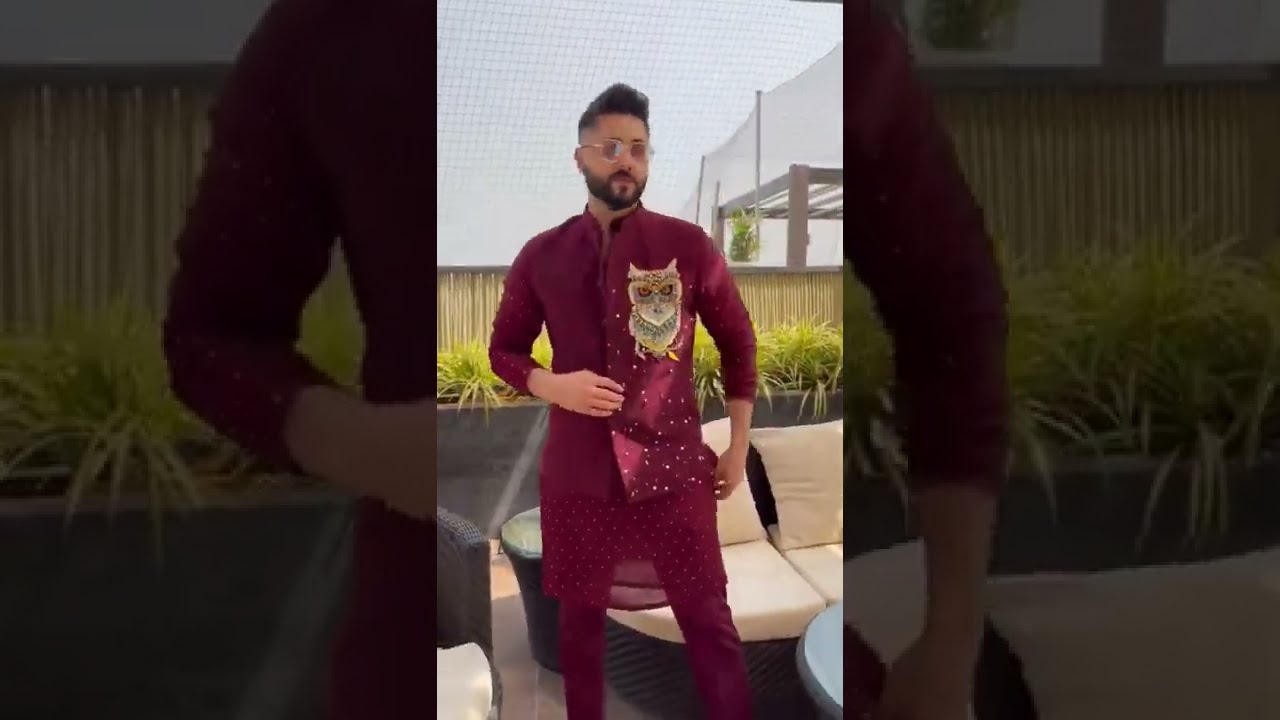 beautiful maroon kurta payjama set with jawahar jacket ❤️#menswear #menstyle #shorts #fashion #men