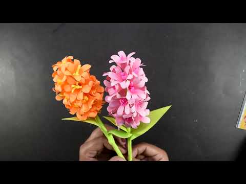 Making Paper Flowers for Vase | Home Decoration Ideas | Easy Flowers Making