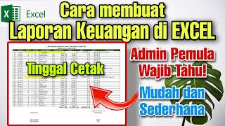 Download lagu CARA MEMBUAT LAPORAN KEUANGAN DENGAN EXCEL YANG MUDAH DAN CEPAT mp3