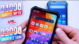 UNIHERTZ TANK vs OUKITEL WP19: Which Monster Battery Phone Lasts Longer?