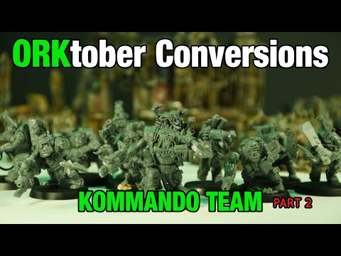 Converting more Ork Kommandos for Killteam and 40K