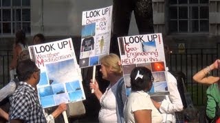 London Geo-engineering Protest
