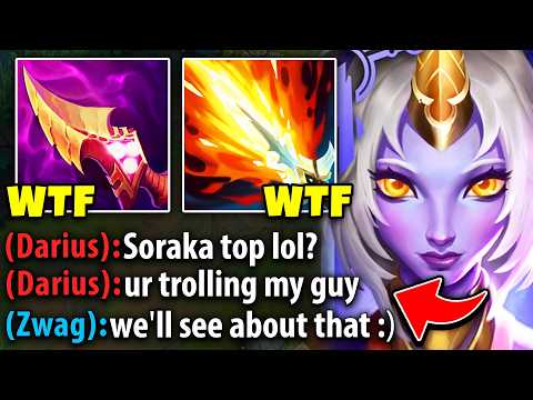 This Darius thought I was trolling with Soraka top... but he doesn't know my secret