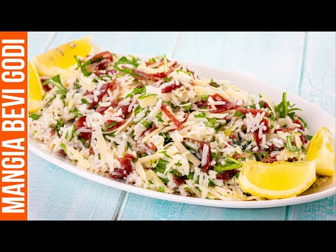 INSALATA DI RISO CON BRESAOLA RUCOLA E GRANA - FRESCHEZZA E GUSTO A OGNI BOCCONE