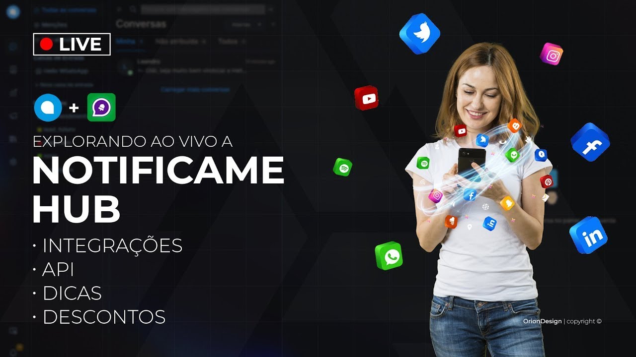 Explorando ao vivo a NOTIFICAME HUB | Integrando canais no Chatwoot