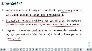 Eğitim Vadisi 9.Sınıf Coğrafya 12.Föy İklim Elemanları: Basınç - Rüzgarlar 1 Konu Anlatım Videoları