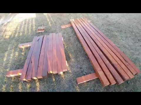 Building a raised bed and day 2 of the straw bale