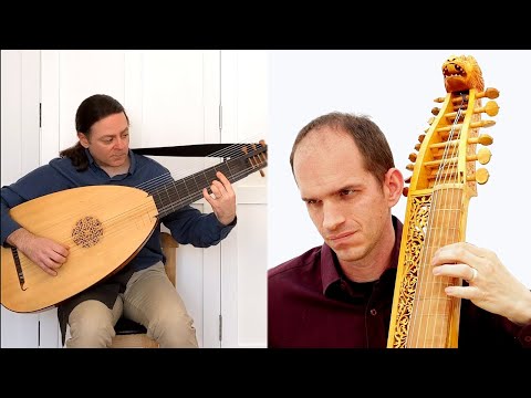 Baryton and German theorbo - 2 of the rarest instruments in the world - play Mozart duo KV292
