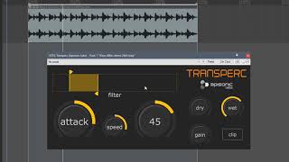 Video thumbnail for Transperc - transient shaper plugin by Apisonic Audio