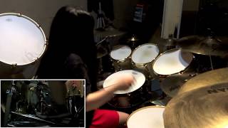ARCH ENEMY "Under Black Flags We March" drum cover by FumieAbe