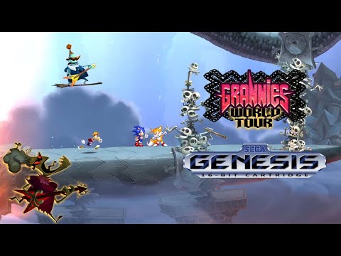 Grannies World Tour - Rayman Legends (Sega Genesis vers)