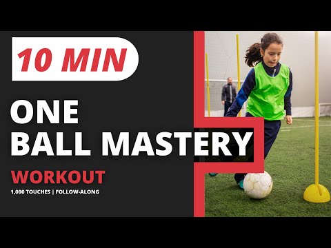 One Cone Ball Mastery Session | 5 drills for Faster Soccer Footwork