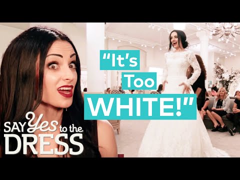 Rockstar Bride Wants To Look Like A DEAD Bride On Her Wedding Day | Say Yes To The Dress