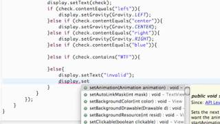 Android Application Development Tutorial - 30 - Setting Color of a TextView in Java