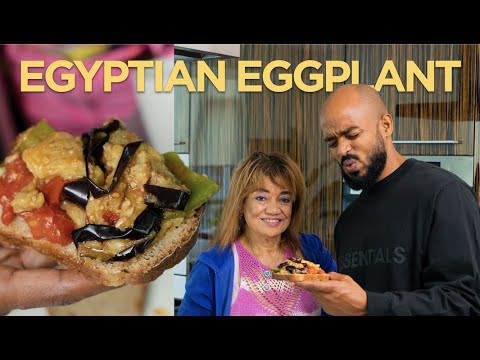 This Egyptian Eggplant recipe is next level! | Making Vegan Egyptian food w/ my Aunt EP.02