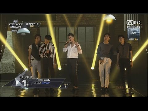 WINNER - '공허해(empty)' 0828 M COUNTDOWN : NO.1 OF THE WEEK
