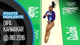 Indian Gymnast Dipa Karmakars Sensational Show At 