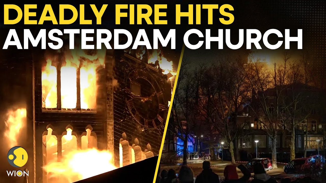 Amsterdam Church Fire LIVE: Deadly Fireworks Spark Massive Fire in Amsterdam Church | WION