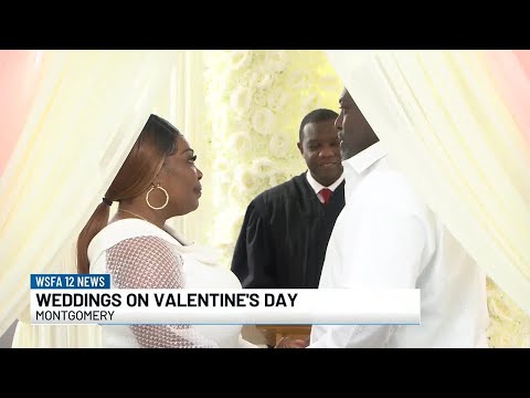 Probate Judge JC Love performs Valentine's Day weddings