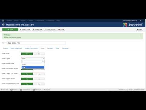 Show Joomla JED Reviews & Score Of Your Extensions Easy & Stylish