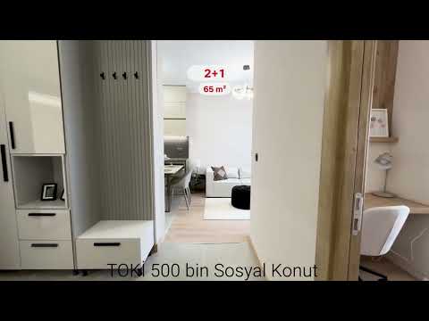 TOKİ Örnek Daire | 1+1 55m²  / 2+1 65m² / 2+1 80m². *Yüzyılın Konut Kampanyası* #toki 
