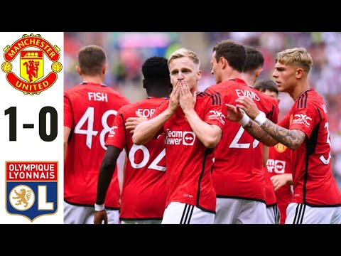 Manchester United vs Lyon 1:0 Highlights Goals Preseason Friendly 19th July 2023