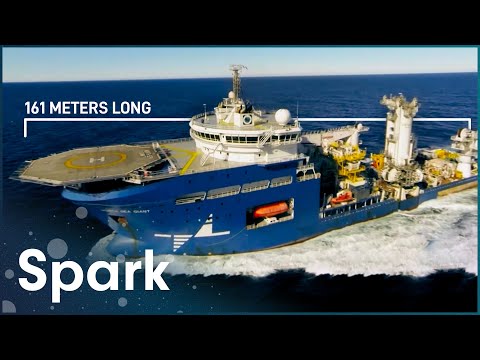 North Sea Giant: The Colossal Ship Specializing In Underwater Construction
