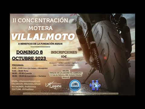 2ª Concentración motera SOLIDARIA #VillalMoto