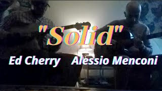 Alessio Menconi & Ed Cherry - playing a blues at home