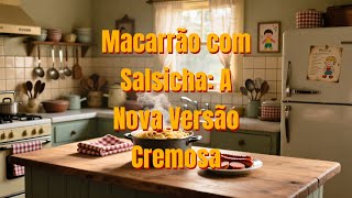 Macarrão com Salsicha A Nova Versão Cremosa