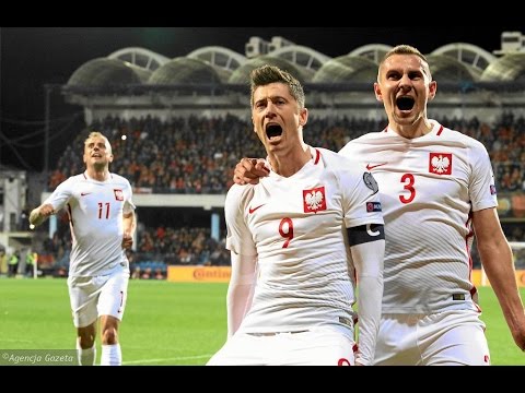 Robert Lewandowski Gol/Goal/ 0-1 / Czarnogóra vs. Polska /1-2/ Montenegro vs. Poland / 26.03.2017 /