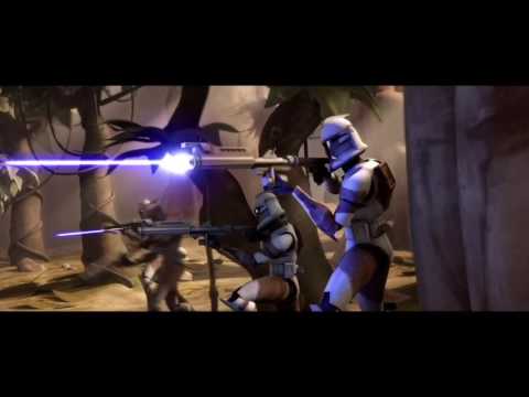 Star Wars - The Clone Wars - Ima-Gun Di and Captain Keeli's final stand