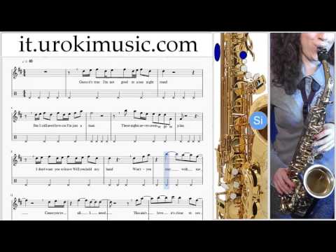 Lezioni di Sassofono Tenore Sam Smith Stay With Me Parte#2 Melodia Tutorial Spartito Imparare