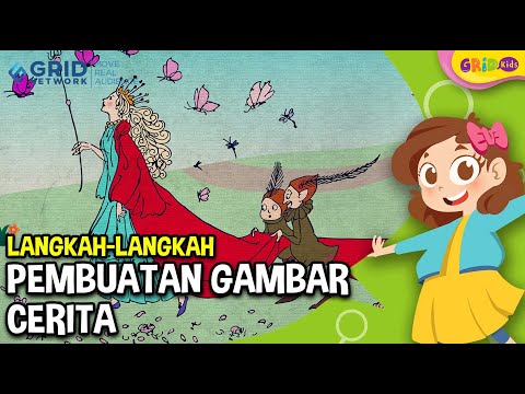 Langkah-Langkah Pembuatan Gambar Cerita - Tematik Kelas 5 Tema 8