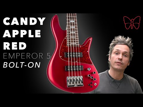 DEMO | Fodera Candy Apple Red Emperor 5 Bolt-on 🦋