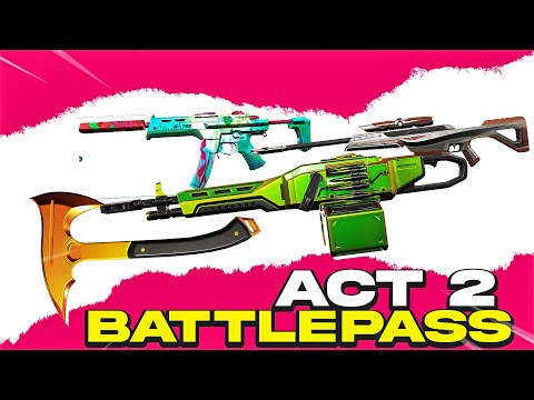 All Act 2 Battlepass skins leaked ! | Episode 2 Act 2 | Worth it ?