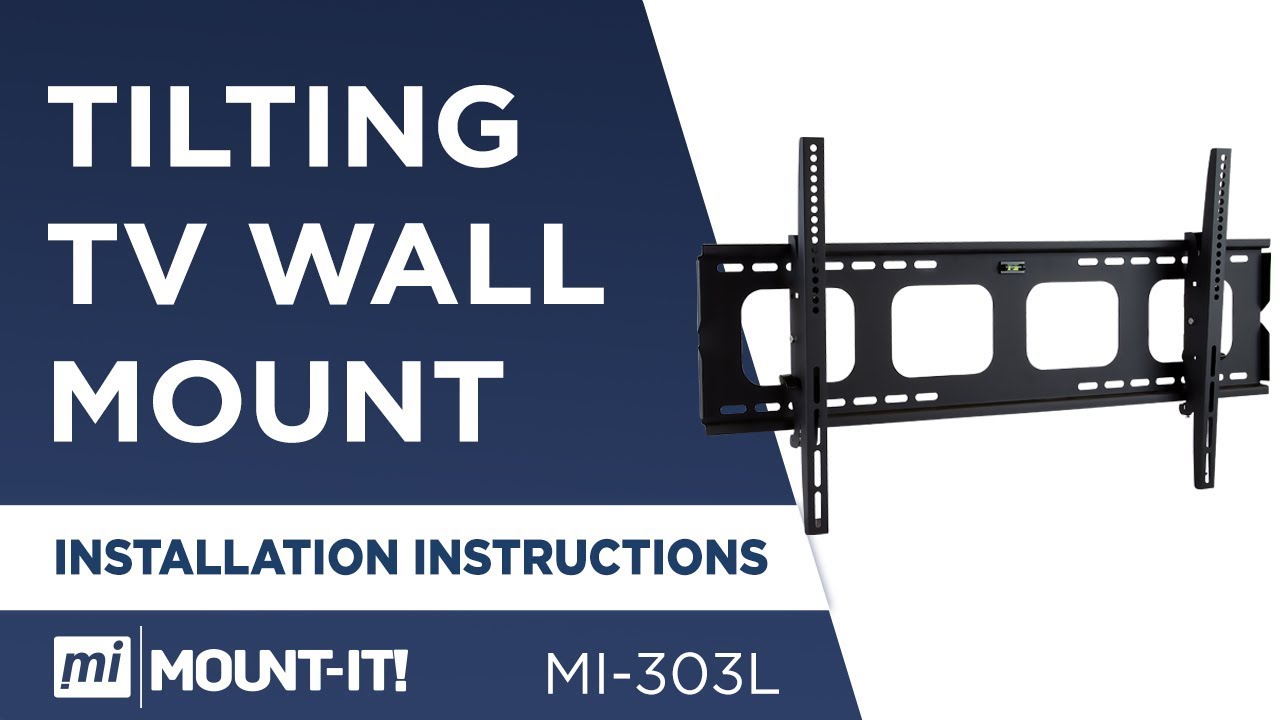 Tilting TV Wall Mount Bracket | Assembly (MI-303L)