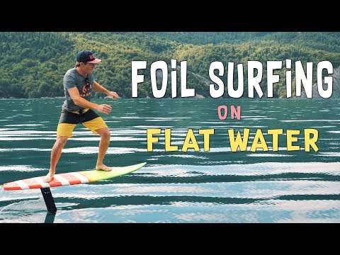 Foil Surfing on Flat Water | Hydrofoil pumping by HORUE®