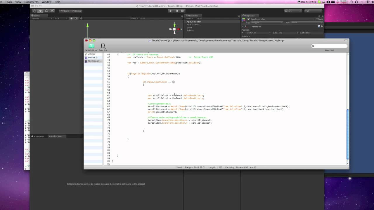 Detect screen tap vs. drag - Questions & Answers - Unity Discussions