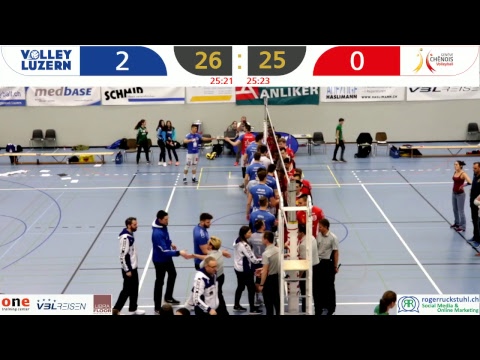 1/4 Final Playoff Volley Luzern NLA gegen Chenois Volley Genf 20032019