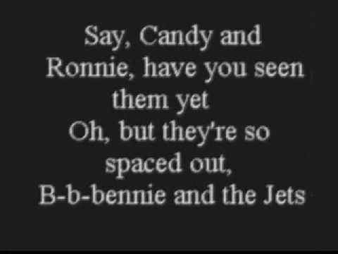 Elton John - Bennie and the Jets **with lyrics**