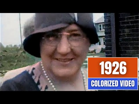 [Colorized & Enhanced Video] Let's Go Back To 1926 America