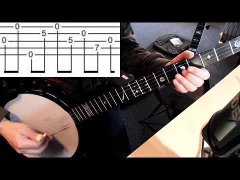 Bluegrass Banjo Licks -  Ben Eldridge Melodic Tag lick From Pickaway